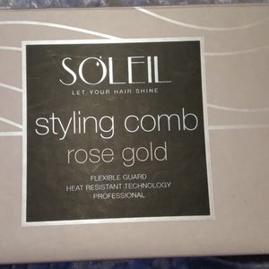 SOLEIL STYLING COMB~ROSE GOLD